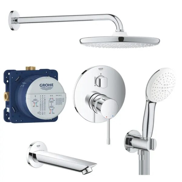 Душевая система скрытого монтажа Grohe Essence с душем Tempesta 250 (UA26417SC1)