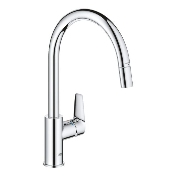 Однорычажный смеситель для кухни Grohe BauEdge New, современный комфорт и долговечность (30536000)
