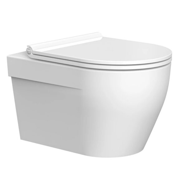 Подвесной унитаз Devit Laguna Clean Pro с сиденьем Soft-Close и системой Quick-Fix комфорт и гигиена (3020110)