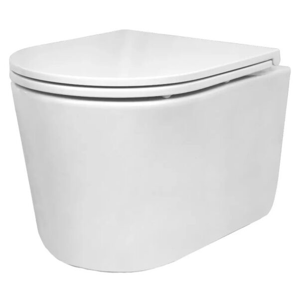 Подвесной унитаз Devit Style, безободковый, Soft-close, Quick-Fix (320150)