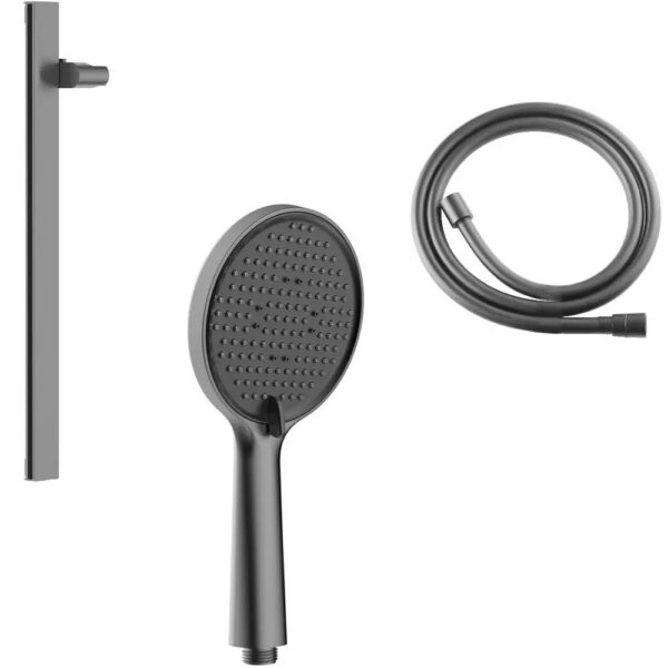 Стильный душевой набор Devit Do It современное решение в изысканном цвете brushed gun metal (5050031)