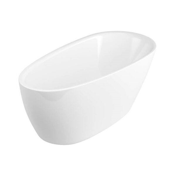 Акриловая отдельностоящая ванна Radaway Carolina 150×73 с ножками и сифоном, современный комфорт и стиль (WA1-53-150x073U)