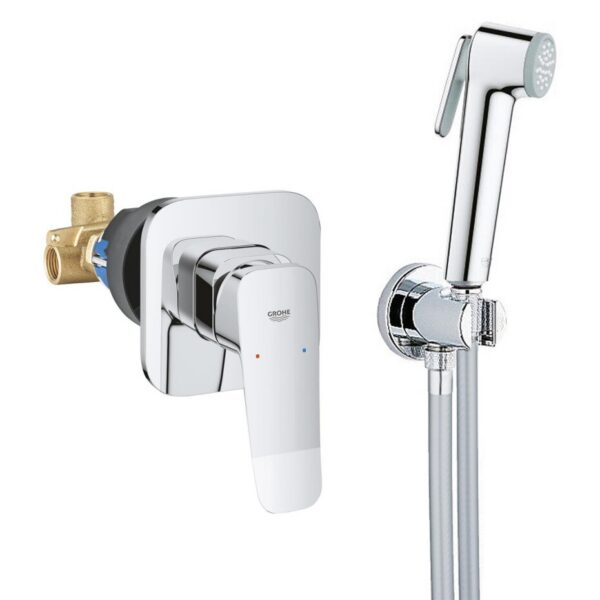 Комплект для гигиенического душа скрытого монтажа Grohe QuickFix Dice со смесителем (UA202408QF)