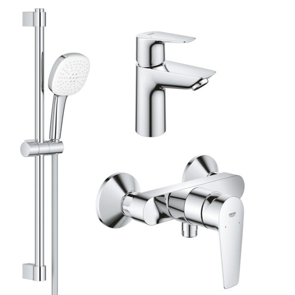 Комплект смесителей Grohe BauEdge New 3 в 1 для ванной комнаты (UA123208S1)
